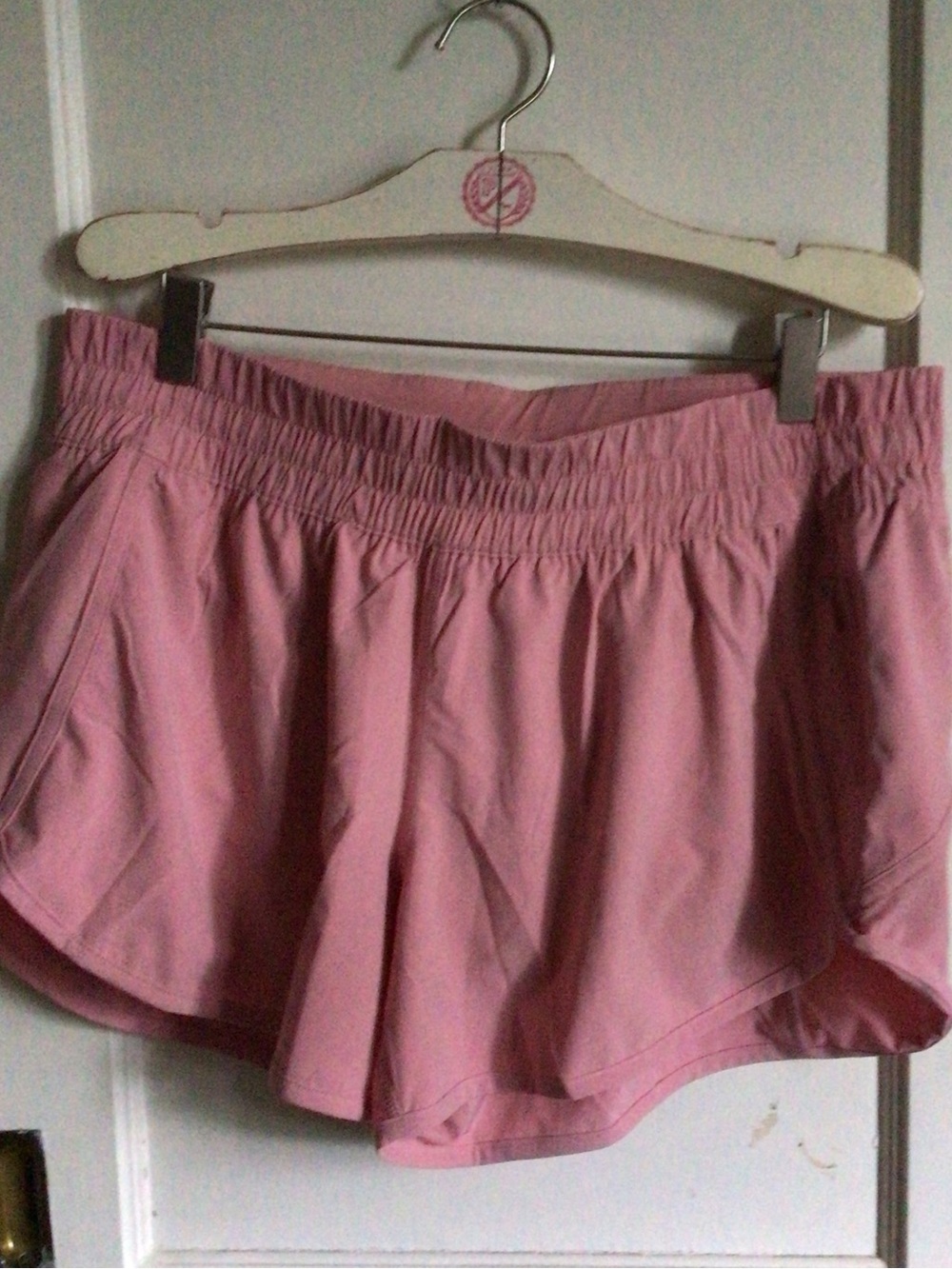lululemon athletica Pink Athletic Shorts with Elastic Waist